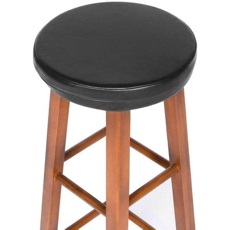 Bar Stool Cushion Round Foam Padded Seat Cushions Waterproof Leather ...