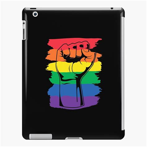 Pride Month Merch Lgbt Rainbow Fist Lgbtq Gay Pride Ipad Case And Skin