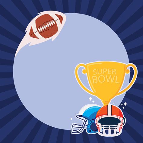 super bowl american football 11126443 Vector Art at Vecteezy