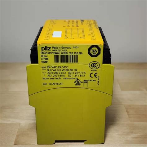 PILZ 777080 PNOZ X11P Safety Relay 24V AC DC 397 56 PicClick CA