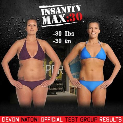 Insanity Max 30 Before And After Results Down 30 Lbs And 30 Inches