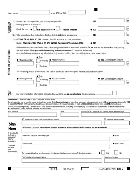 Form 540nr Download Fillable Pdf Or Fill Online California Nonresident