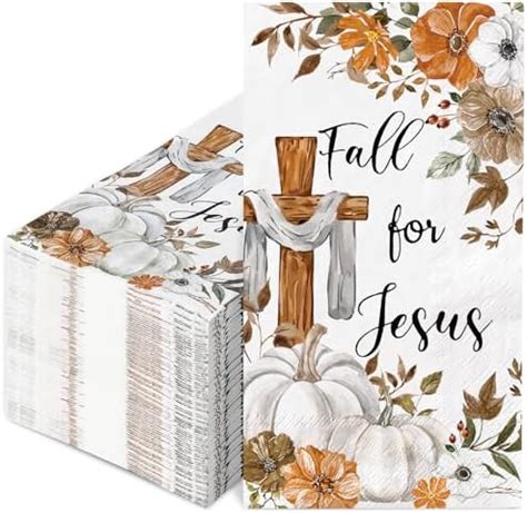 Amazon Jarthenaamcs Pcs Fall Guest Napkins Watercolor Cross