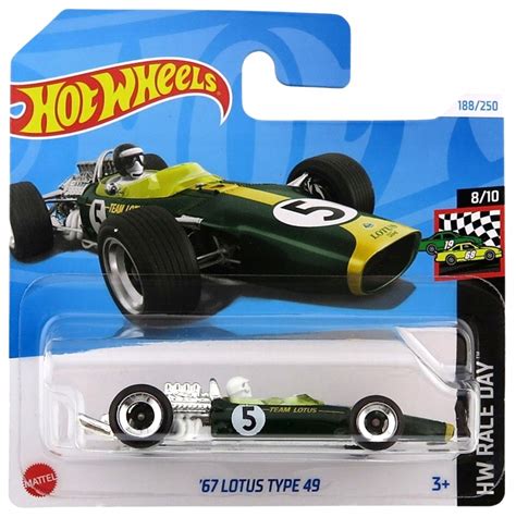 67 LOTUS TYPE 49 FORMUŁA autko HOT WHEELS seria 2024 074299057854 Cena Opinie Samochody