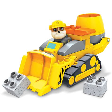 Zestaw Klock W Mega Bloks Psi Patrol Buldo Er Rubble A Element W