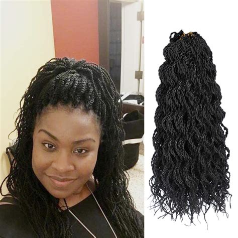 Buy 18inch Senegalese Twist Wavy Hair 6packs Wavy Senegalese Twist