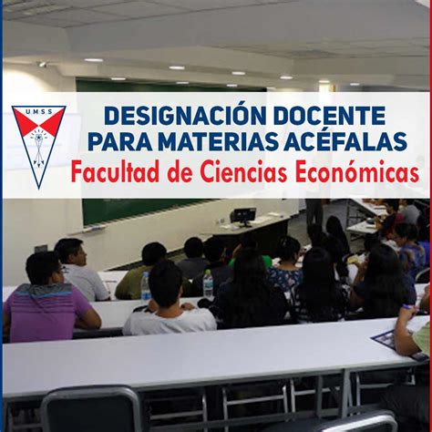 Designaci N Docente Para Materias Ac Falas En La Fce Semestre