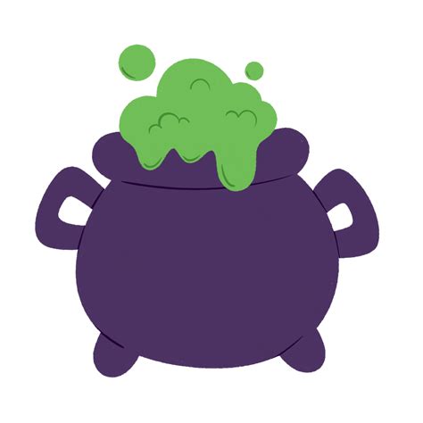 Halloween Potion Pot Icon 24984015 Png