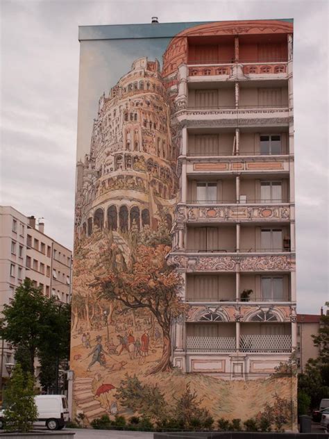 Fresques La Tour De Babel Office Du Tourisme De Lyon