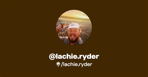 Lachie Ryder Instagram Facebook TikTok Linktree