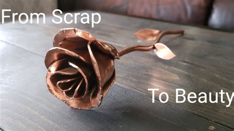 Making A Copper Rose Youtube