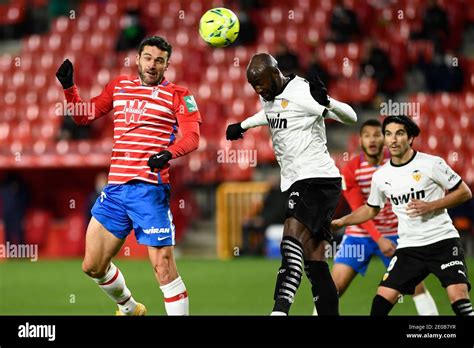 Granada Spain 30th Dec 2020 Granada Cf Player Jorge Molina And