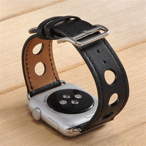 Кожаный ремешок COTEetCI W15 черный для Apple Watch 42/44mm отзывы ...