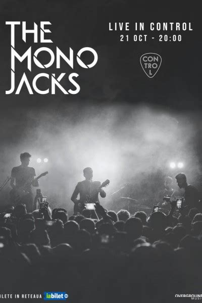 Concert The Mono Jacks la Control în octombrie 2022 BILETE