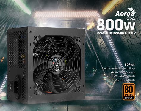 Aerocool Kcas Plus W Cm Fan Bronze G Kayna Fiyat