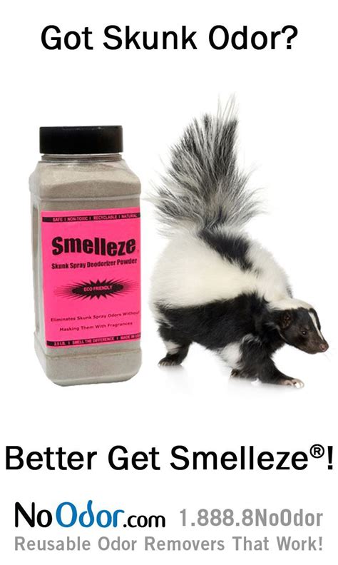 Smelleze® Natural Skunk Smell Removal Deodorizer | Skunk smell, Skunk ...