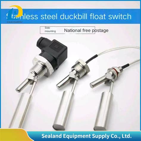 Stainless Steel Duckbill Float Switch Duckbill Type Liquid Level Switch Side Mounted Float