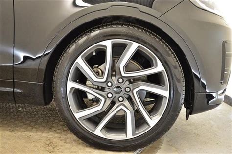 Land Rover Range Discovery Alloy Wheels Diamond Cut Black Genuine