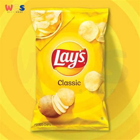 snack lays classic potato chips usa oz  lazada indonesia