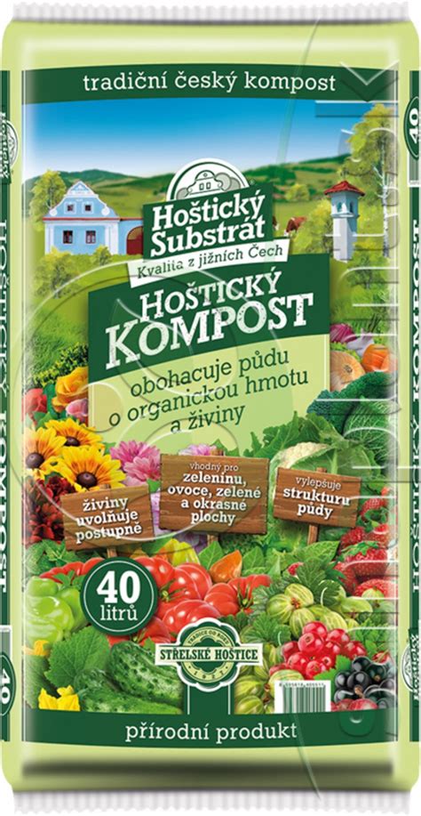 Hoštický substrát záhradnícky kompost 40 l Sanaplant sk