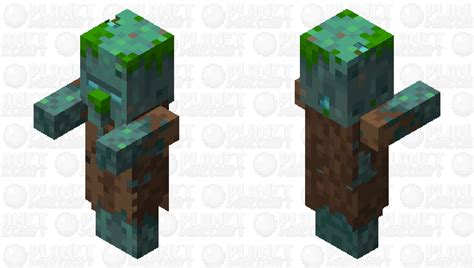 Drowned Villager Minecraft Mob Skin