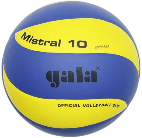 Мяч волейбольный тренировочный Gala Mistral 10 (NE-GALA-M10) – фото ...