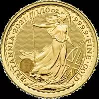 Britannia 1 10 uncji złota moneta Goldenmark GoldTrader pl