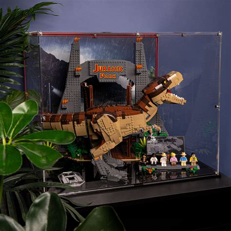 Display case for LEGO® Jurassic Park: T. rex Rampage (75936) — Wicked Brick