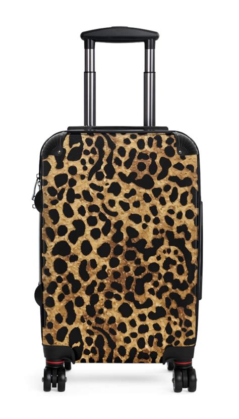 Leopard Print Suitcases Stylish And Durable Travel Gear