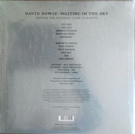 Bowie David Waiting In The Sky Before The Starman Come To Earth Rsd