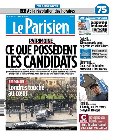 Le Parisien Journal De Paris Du Jeudi 23 Mars 2017 Télécharger Des