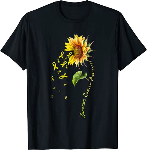 Sarcoma Cancer Awareness Sunflower Shirt Men Buy T Shirt Designs