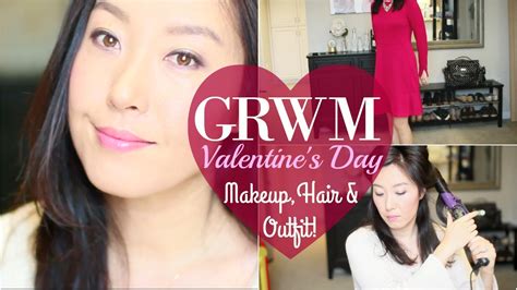 GRWM Valentine S Day Makeup Hair Outfit YouTube