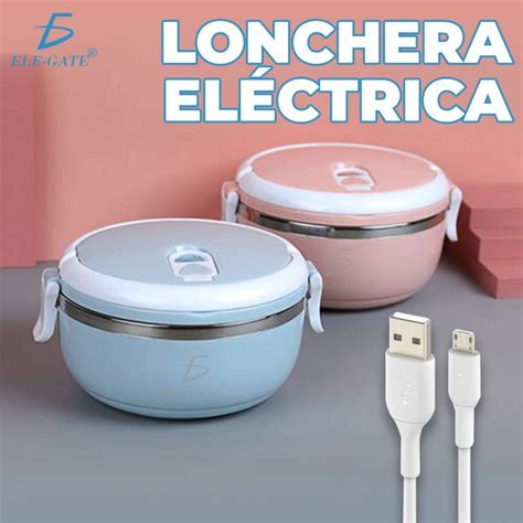 Fiambrera Loncheras Eléctrica Acero Inoxidable Calefacción ELE GATE