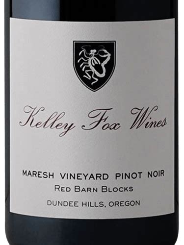 Kelley Fox Maresh Vineyard Red Barn Block Pinot Noir Vivino Us