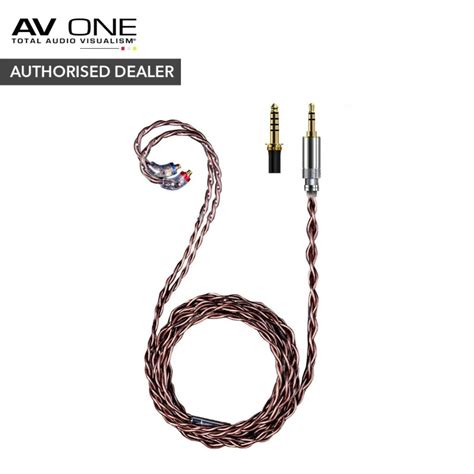 FiiO LC RC 2024 Furukawa Monocrystalline Copper Headphone Cable AV