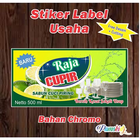 Jual Stiker Cupir Stiker Label Usaha Stiker Kemasan Stiker Sabun