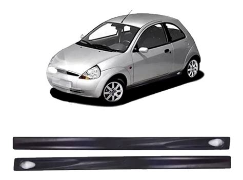 Spoiler Lateral Preto Ford Ka De 2002 A 2007 Tela Preto