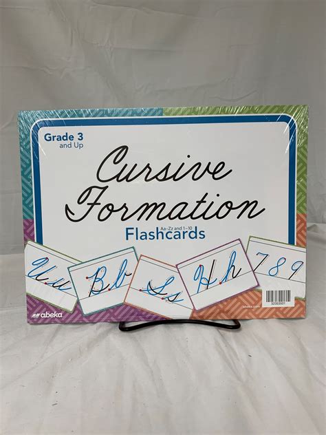 Abeka Cursive Formation Flashcards Scaihs South Carolina Association