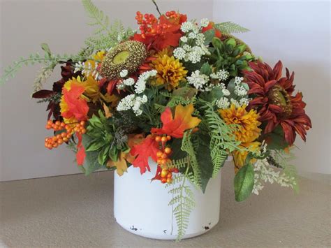 Farmhouse Floral Arrangement Rustic Country Floral Etsy