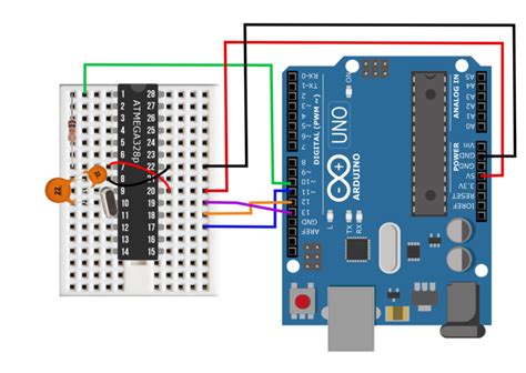 Using Arduino as ISP to Burn Arduino Bootloader Onto ATmega328p Chips ...