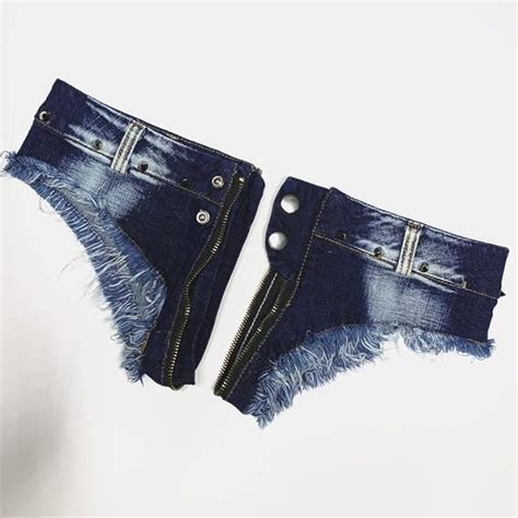 Women S Stretch Mini Denim Shorts Low Waist Hot Pants Clubwear In Mini Denim Shorts Hot