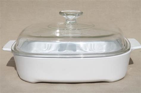 Corning Ware Microwave Browning Dish Large Corningware Casserole Pan W