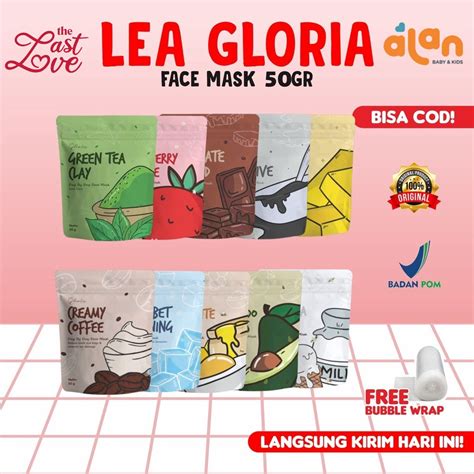 Jual Masker Wajah Bubuk G Lea Gloria Organik Non Organik