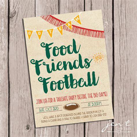 Tailgate Invitations — Jen T. by Design