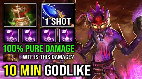 WTF 10Min Godlike Hard Support Witch Doctor 100 Pure Damage Switcheroo