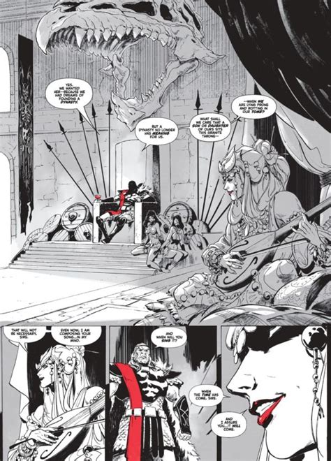 Red Sonja Ballad Of The Red Goddess Signed Edition Preview