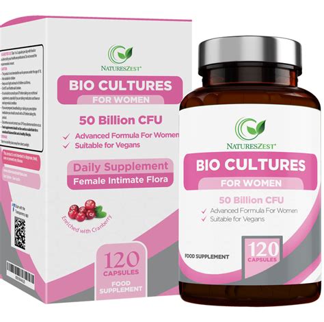 Womens Probiotics 50 Billion Cfu With Prebiotics 4 Months Supply