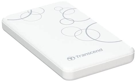 1 ТБ Внешний HDD Transcend StoreJet 25A3, USB 3.0, белый — купить в ...
