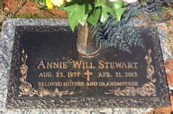 Annie Stewart 1937 2015 Find A Grave Memorial